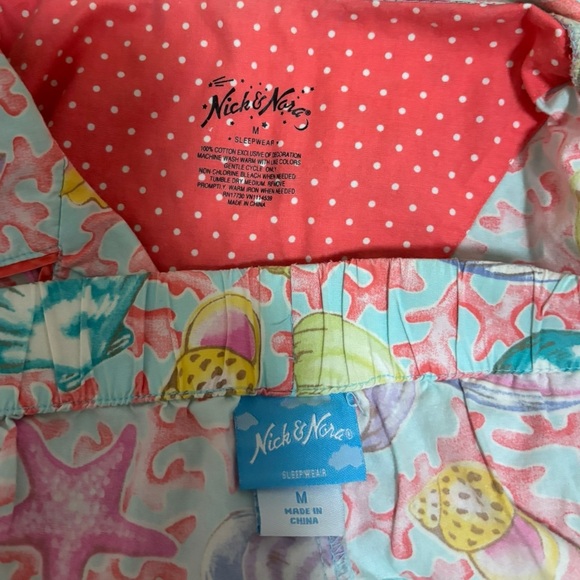 Nick & Nora cotton seashell pajama set - Picture 7 of 10